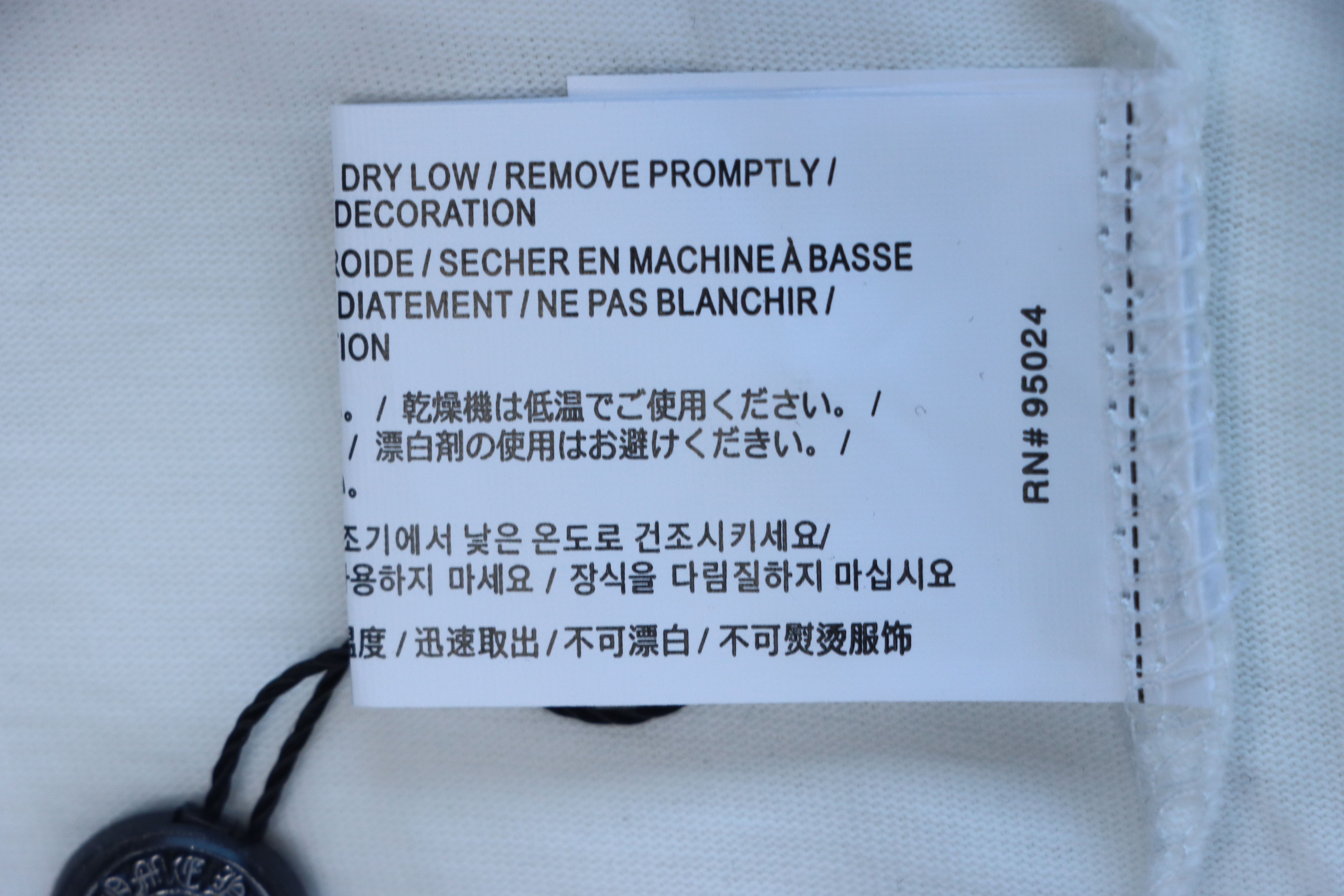 EM Sneakers Chrome Hearts 25FW Colorful Cross Print Long Sleeve White