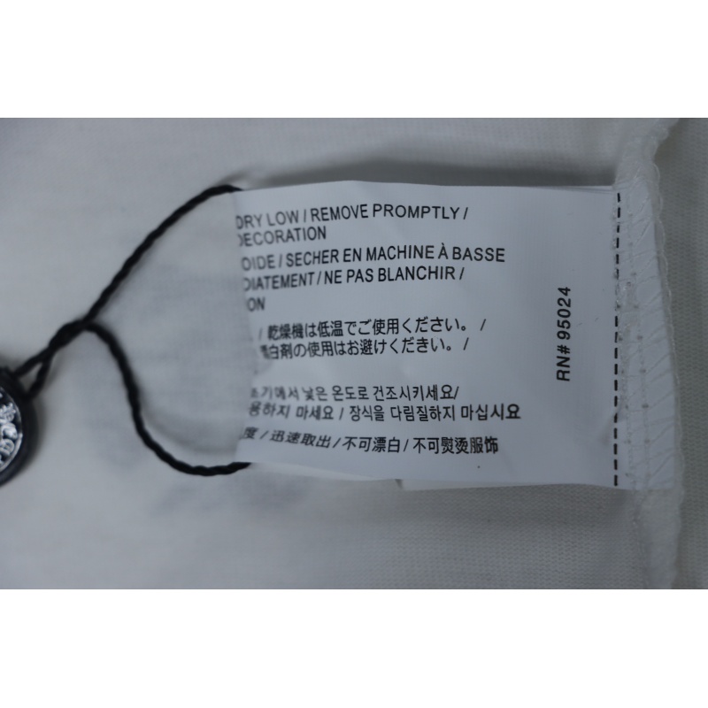 EM Sneakers Chrome Hearts 25FW Front and Back Horseshoe Print Long Sleeves White