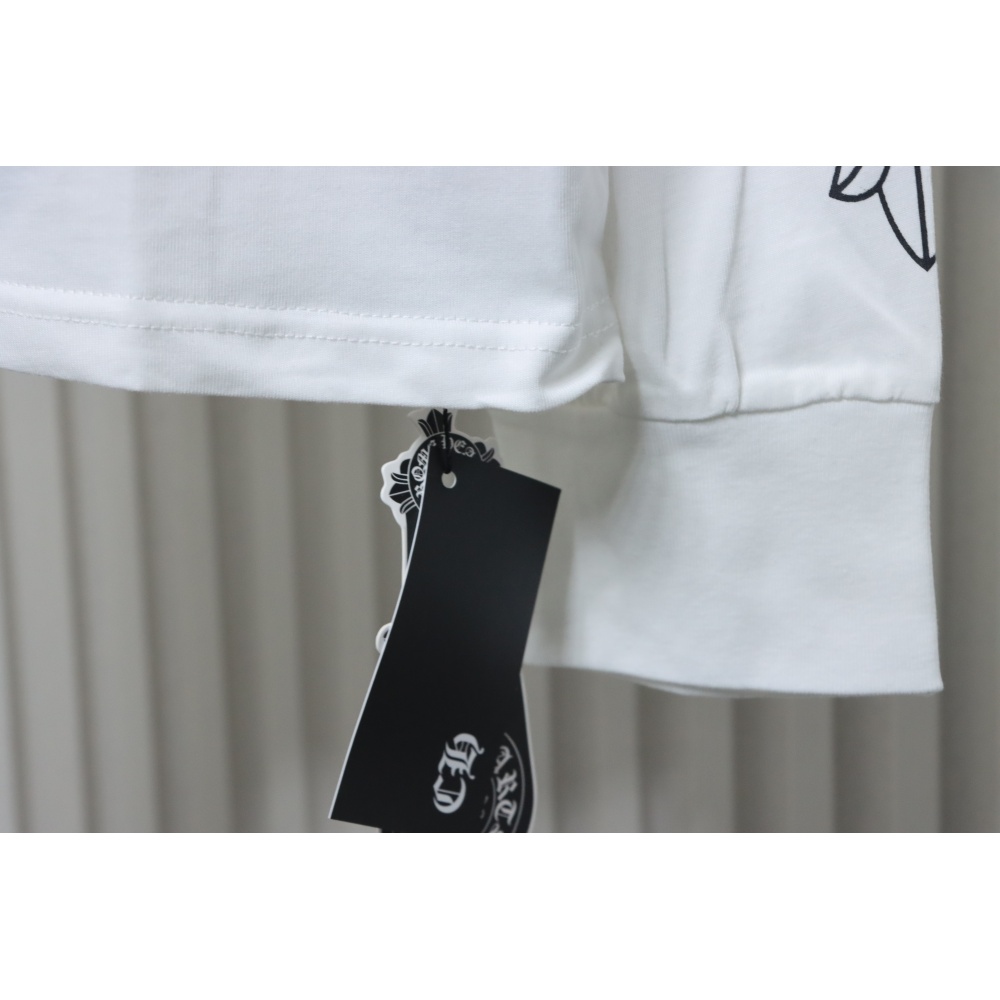 EM Sneakers Chrome Hearts 25FW Front and Back Horseshoe Print Long Sleeves White