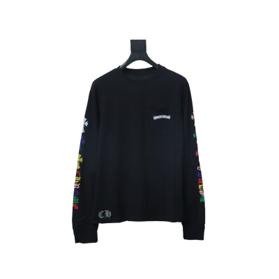 EM Sneakers Chrome Hearts 25FW Scroll Print Long Sleeve Black 01