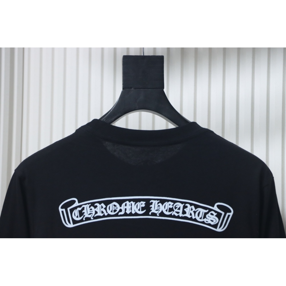 EM Sneakers Chrome Hearts 25FW Scroll Print Long Sleeve Black