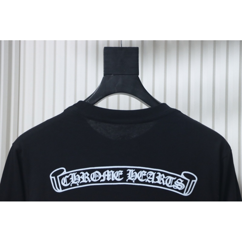 EM Sneakers Chrome Hearts 25FW Scroll Print Long Sleeve Black