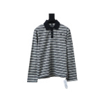 EM Sneakers Chrome Hearts 25FW Striped Lapel Long Sleeves Black