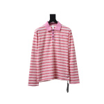 EM Sneakers Chrome Hearts 25FW Striped Lapel Long Sleeves Pink