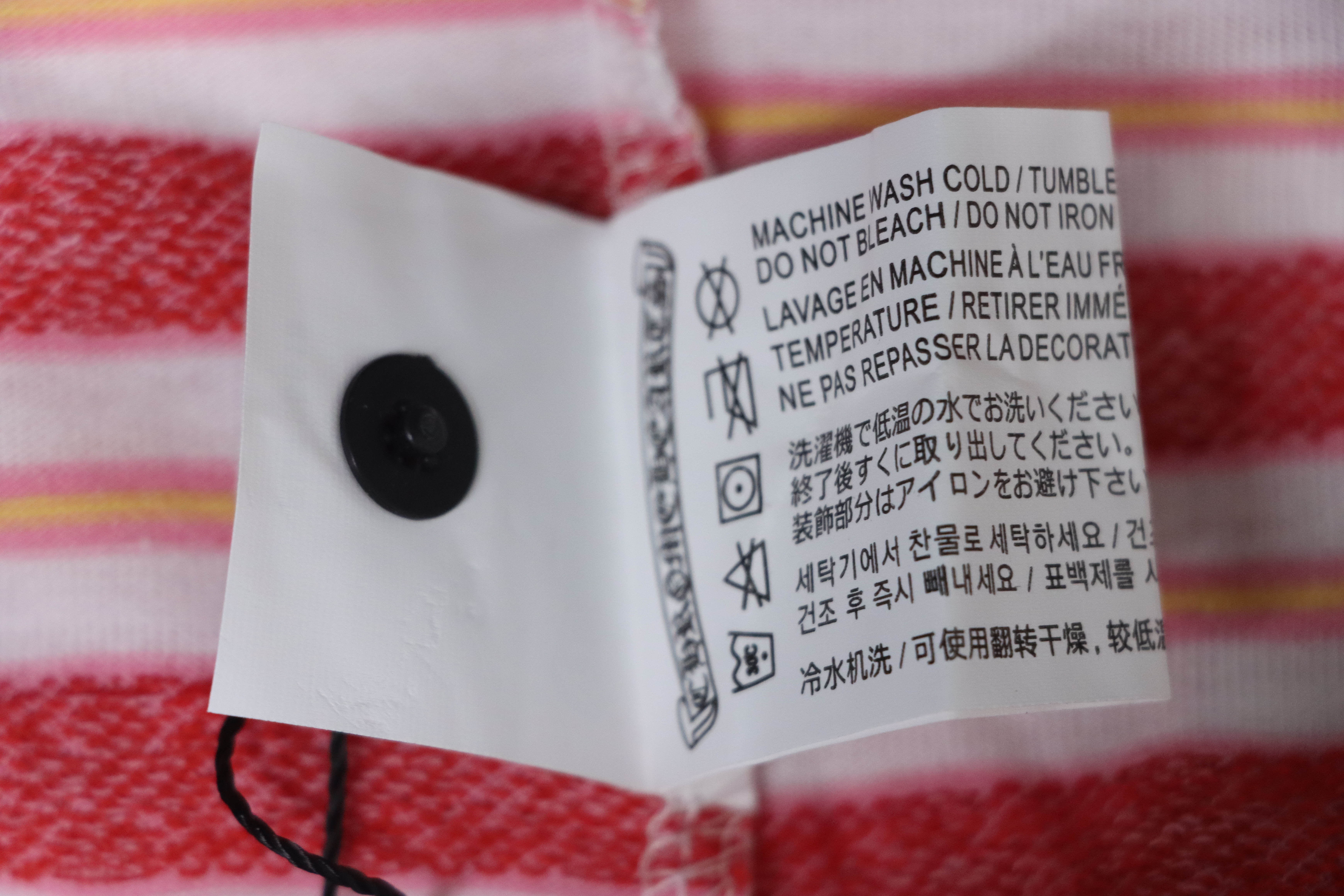 EM Sneakers Chrome Hearts 25FW Striped Lapel Long Sleeves Pink