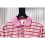 EM Sneakers Chrome Hearts 25FW Striped Lapel Long Sleeves Pink