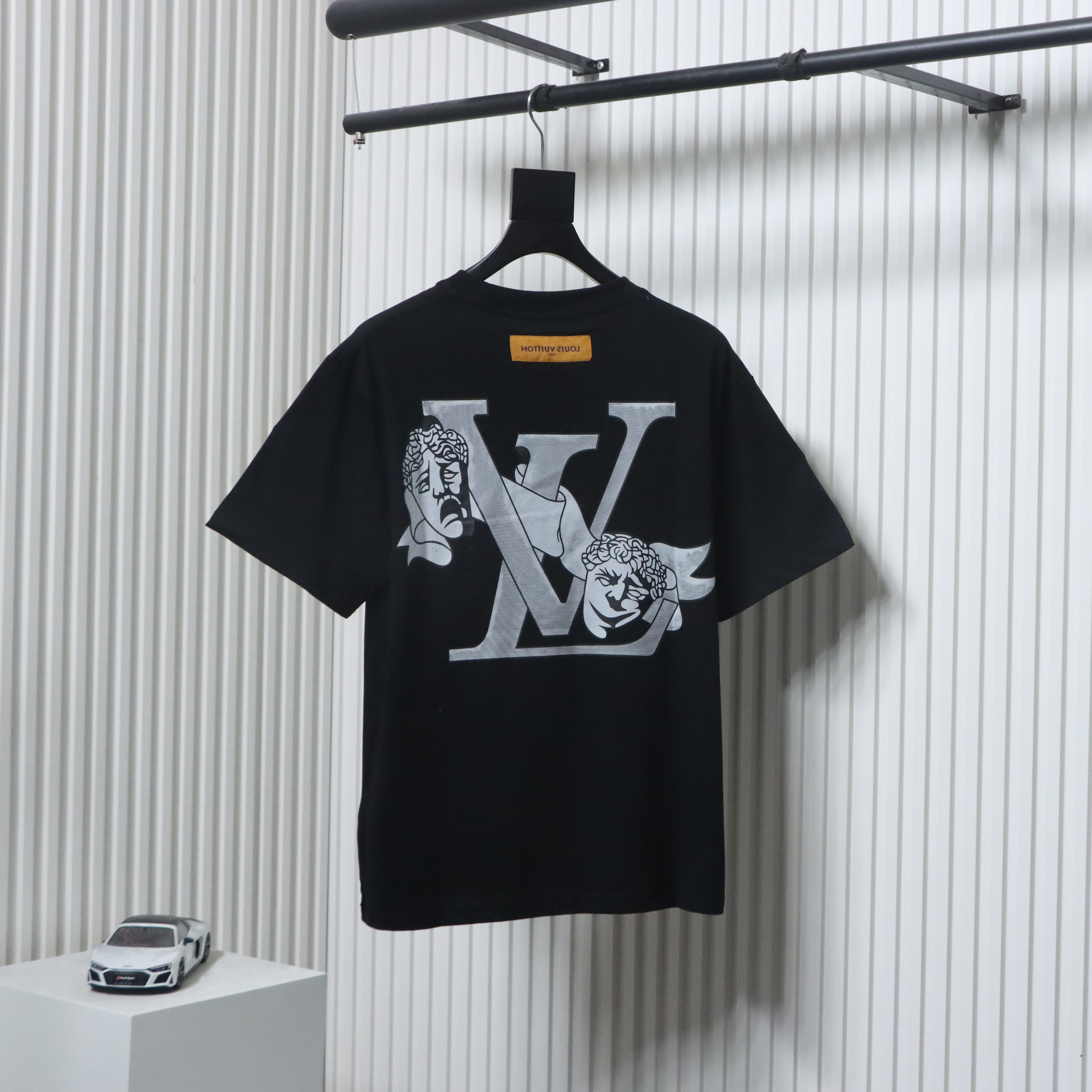 EM Sneakers Louis Vuitton 24ss Clown Print T-shirt Black