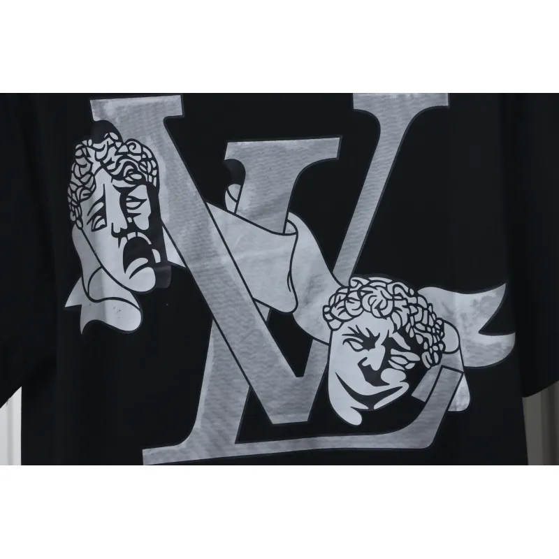 EM Sneakers Louis Vuitton 24ss Clown Print T-shirt Black