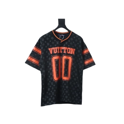 EM Sneakers Louis Vuitton 25ss 00 Orange Lettering Printed T-shirt 01