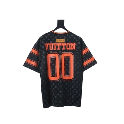 EM Sneakers Louis Vuitton 25ss 00 Orange Lettering Printed T-shirt 02