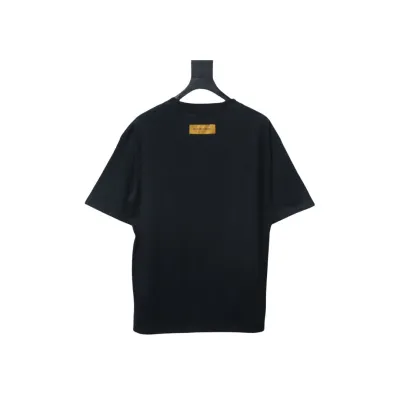 EM Sneakers Louis Vuitton 25ss Rope Knot Embroidered Logo T-shirt Black 02