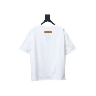 EM Sneakers Louis Vuitton 25ss Rope Knot Embroidered Logo T-shirt White 02
