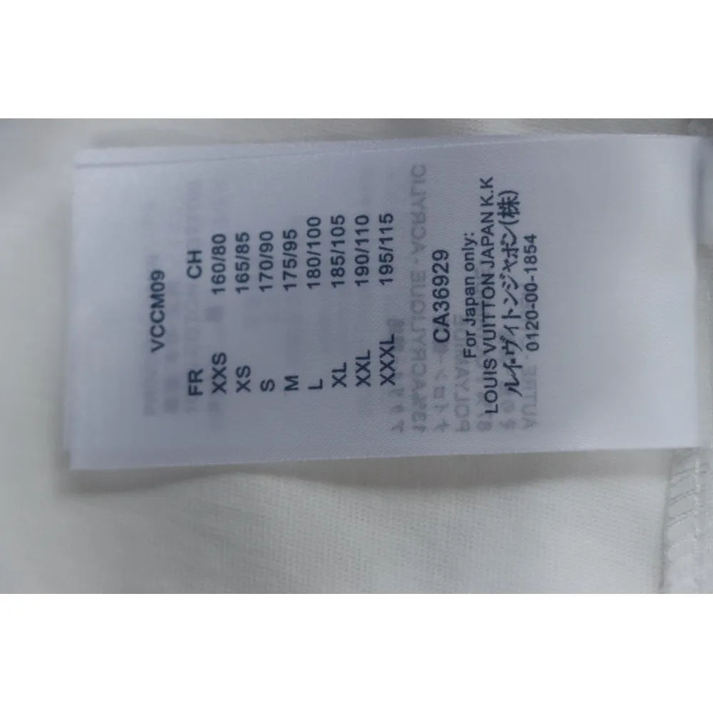 EM Sneakers Louis Vuitton 25ss Rope Knot Embroidered Logo T-shirt White