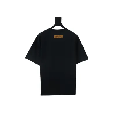 EM Sneakers Louis Vuitton LV 25SS Shoulder Label T-shirt Black 02