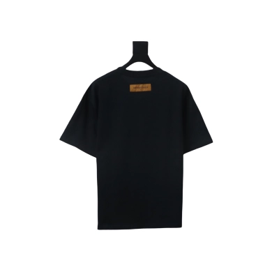 EM Sneakers Louis Vuitton LV 25SS Shoulder Label T-shirt Black 02