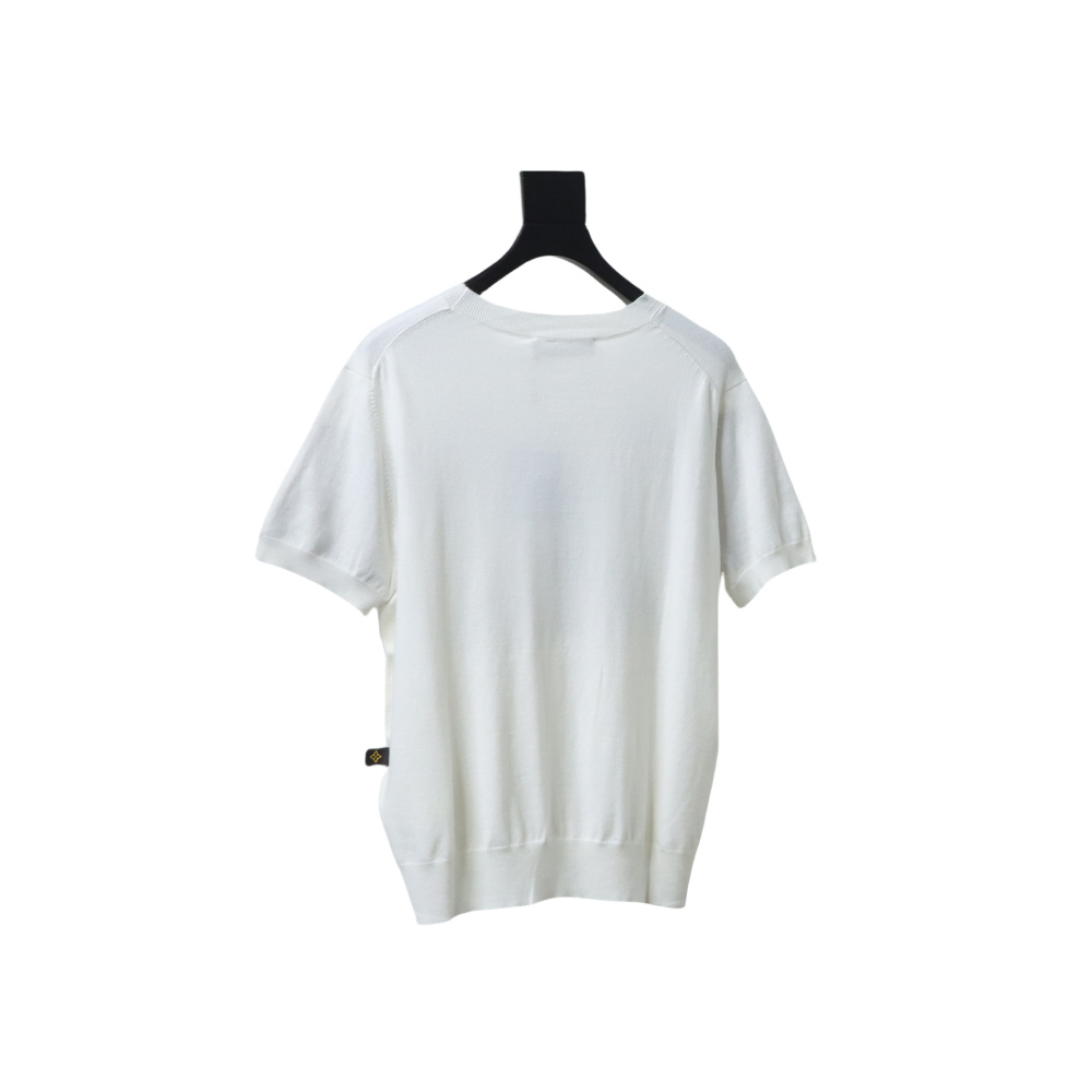 EM Sneakers Louis Vuitton Rope Jacquard Knit T-shirt White