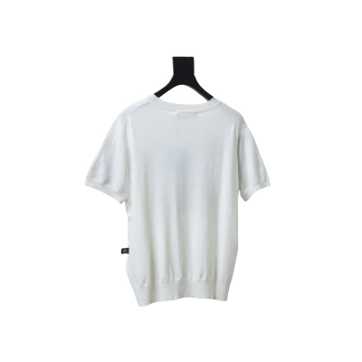 EM Sneakers Louis Vuitton Rope Jacquard Knit T-shirt White 02