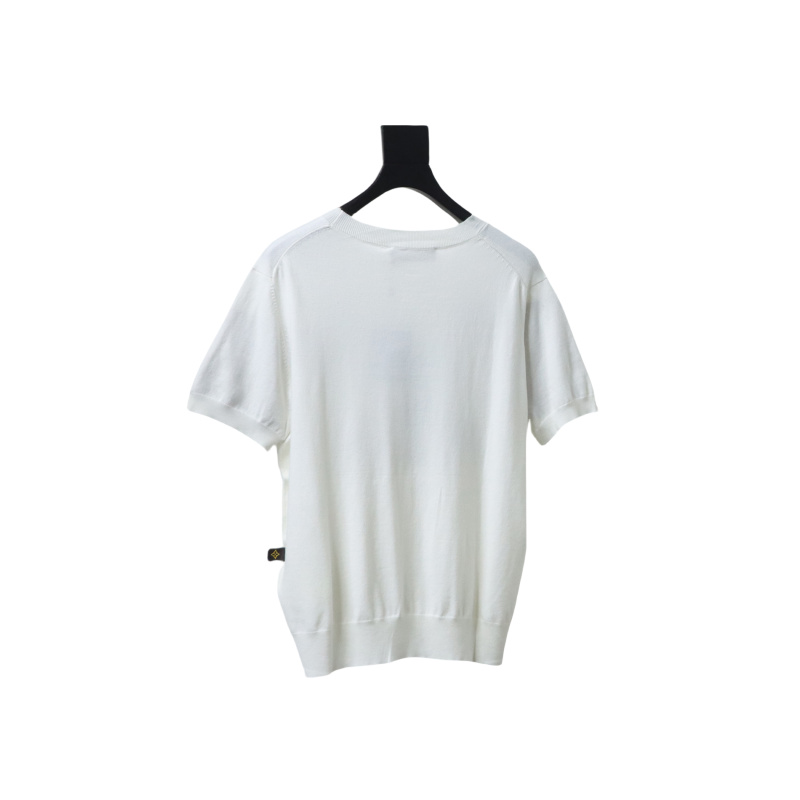 EM Sneakers Louis Vuitton Rope Jacquard Knit T-shirt White