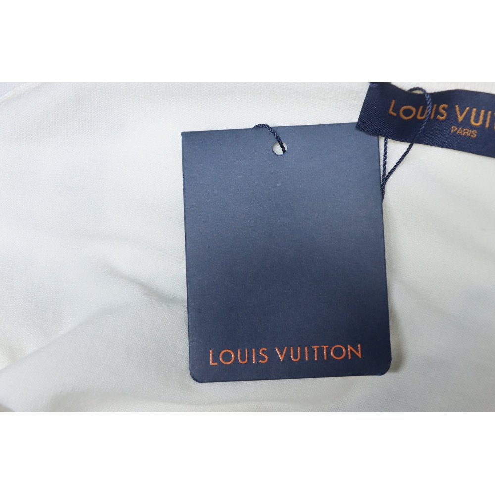 EM Sneakers Louis Vuitton Rope Jacquard Knit T-shirt White