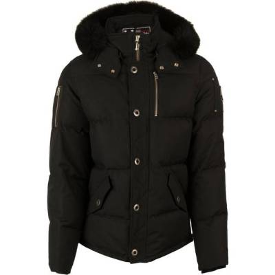 EM Sneakers Moose Knuckles Original 3Q Fur Jacket Black with Black Fur Collar (NFC)(Men's / Women's) 01