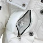 EM Sneakers Moose Knuckles Original 3Q Fur Jacket White with Black Fur Collar (NFC)(Men's / Women's)