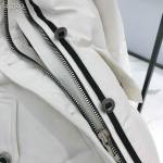 EM Sneakers Moose Knuckles Original 3Q Fur Jacket White with Black Fur Collar (NFC)(Men's / Women's)
