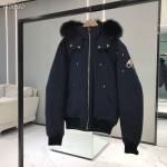 EM Sneakers Moose Knuckles Original Ballistic Bomber Jacket Black Fur（NFC）
