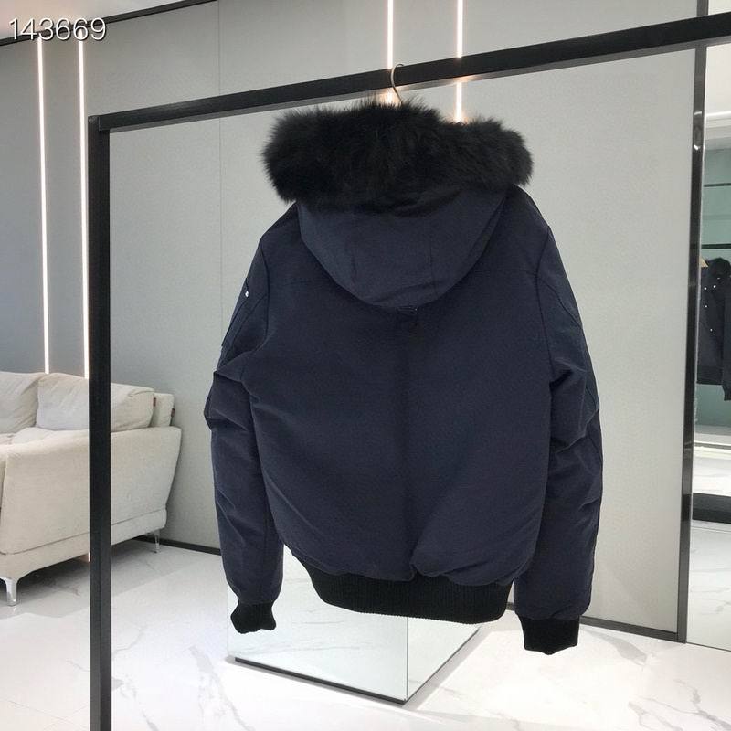 EM Sneakers Moose Knuckles Original Ballistic Bomber Jacket Black Fur（NFC）