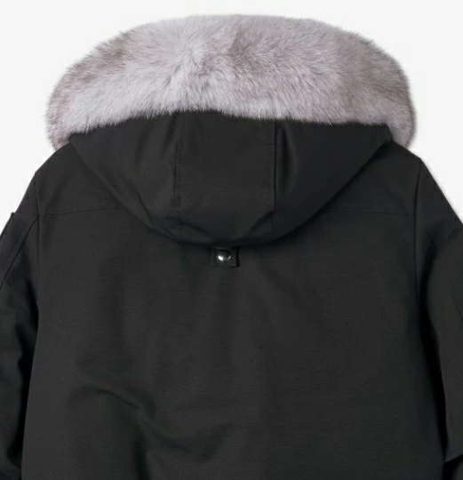 EM Sneakers Moose Knuckles Original Ballistic Bomber Jacket White Fur (NFC)