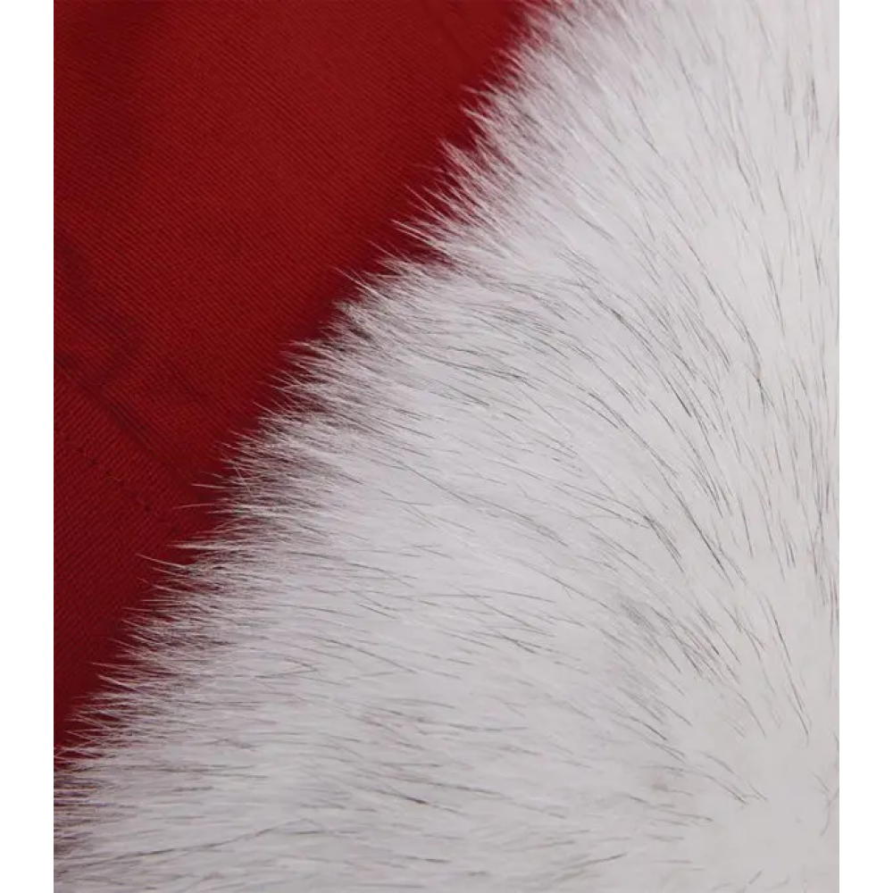 EM Sneakers Moose Knuckles Original Ballistic Bomber Red Jacket White Fur (NFC)