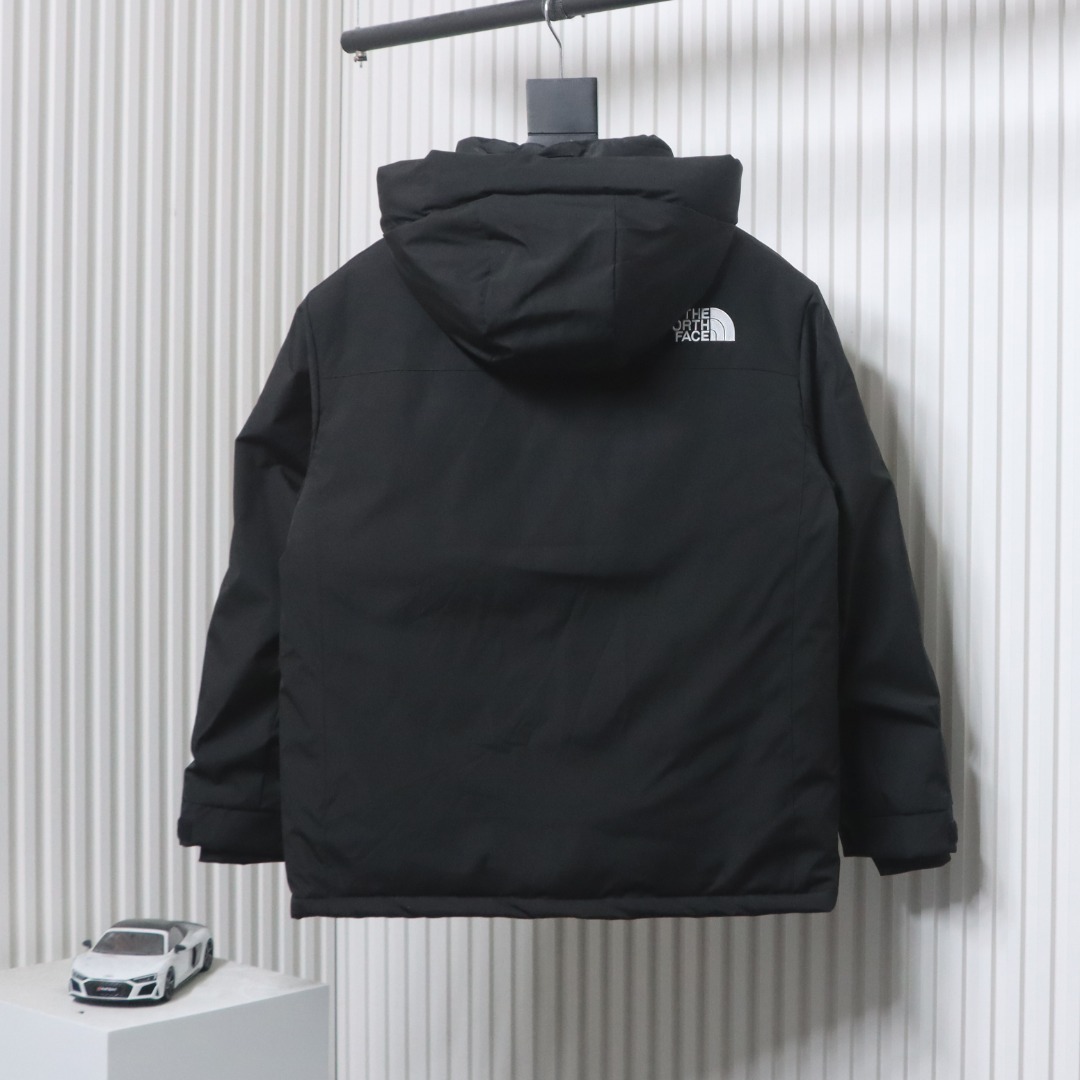 EM Sneakers The North Face POLAR Waterproof and Windproof Workwear Multi-pocket Drawstring Hooded Down Jacket Black