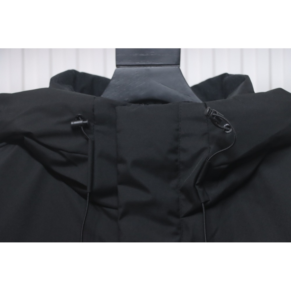 EM Sneakers The North Face POLAR Waterproof and Windproof Workwear Multi-pocket Drawstring Hooded Down Jacket Black
