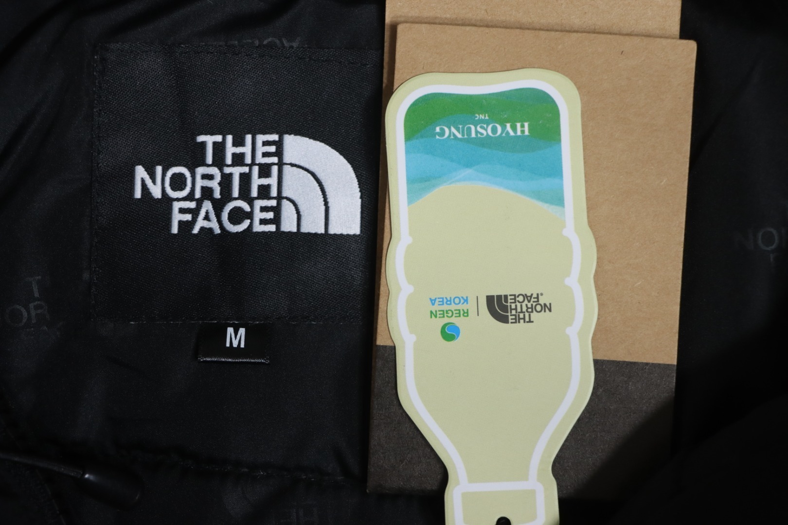 EM Sneakers The North Face POLAR Waterproof and Windproof Workwear Multi-pocket Drawstring Hooded Down Jacket Black