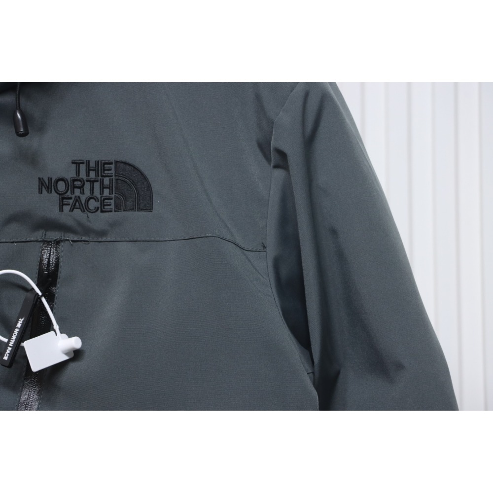 EM Sneakers The North Face POLAR Waterproof and Windproof Workwear Multi-pocket Drawstring Hooded Down Jacket Dark Grey