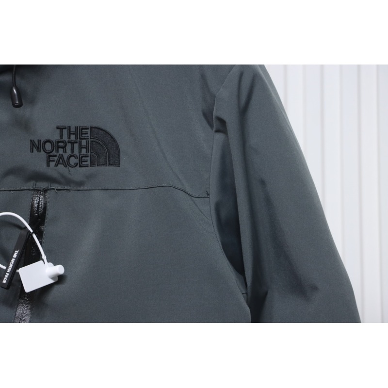 EM Sneakers The North Face POLAR Waterproof and Windproof Workwear Multi-pocket Drawstring Hooded Down Jacket Dark Grey