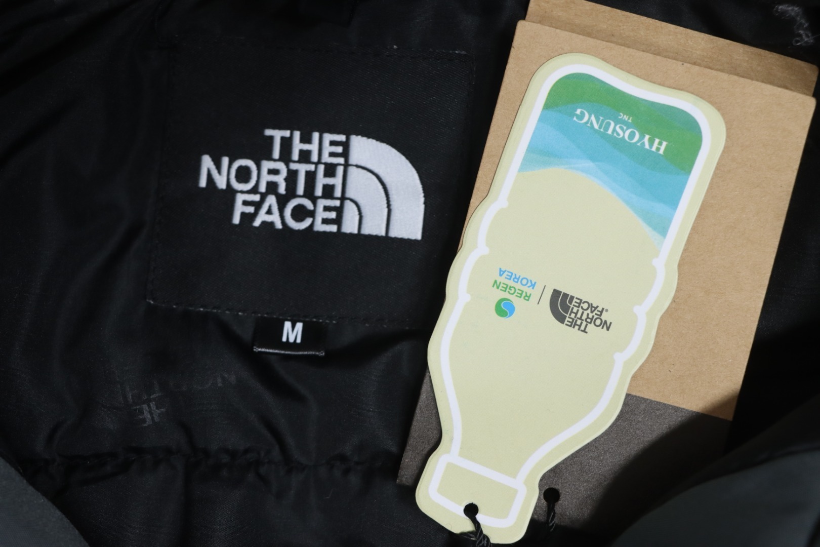 EM Sneakers The North Face POLAR Waterproof and Windproof Workwear Multi-pocket Drawstring Hooded Down Jacket Dark Grey