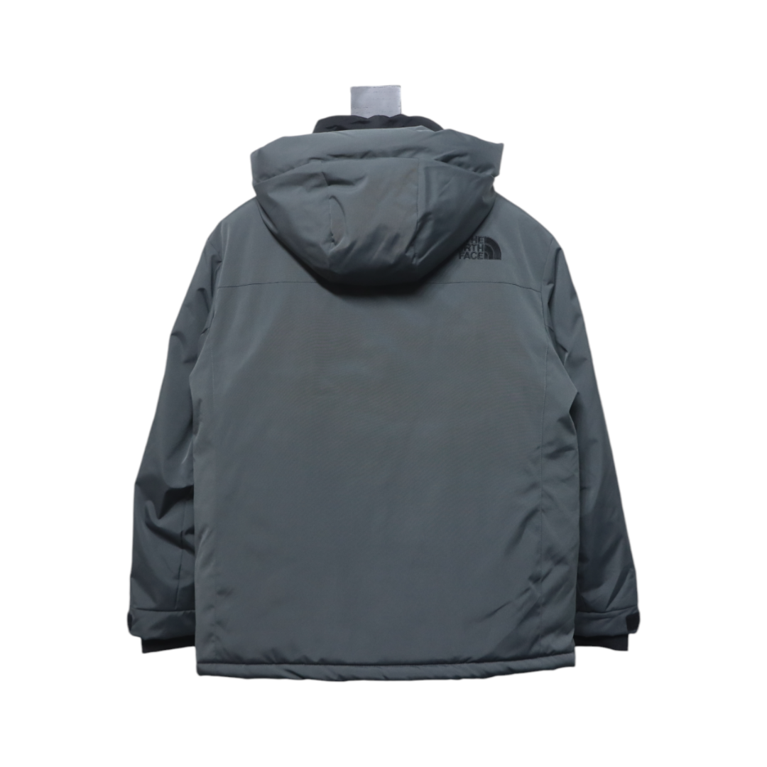 EM Sneakers The North Face POLAR Waterproof and Windproof Workwear Multi-pocket Drawstring Hooded Down Jacket Dark Grey