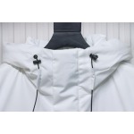 EM Sneakers The North Face POLAR Waterproof and Windproof Workwear Multi-pocket Drawstring Hooded Down Jacket White