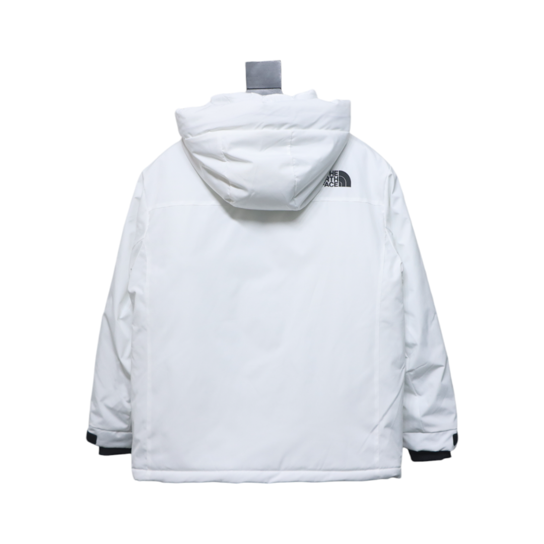 EM Sneakers The North Face POLAR Waterproof and Windproof Workwear Multi-pocket Drawstring Hooded Down Jacket White