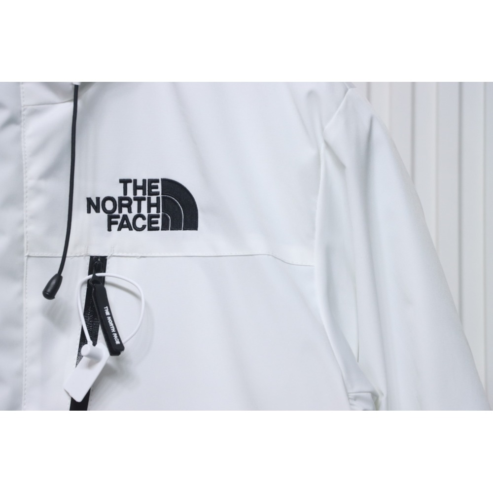 EM Sneakers The North Face POLAR Waterproof and Windproof Workwear Multi-pocket Drawstring Hooded Down Jacket White