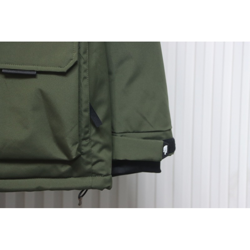 EM Sneakers The North Face POLAR Waterproof and Windproof Workwear Multi-pocket Drawstring Hooded Down Jacket Green