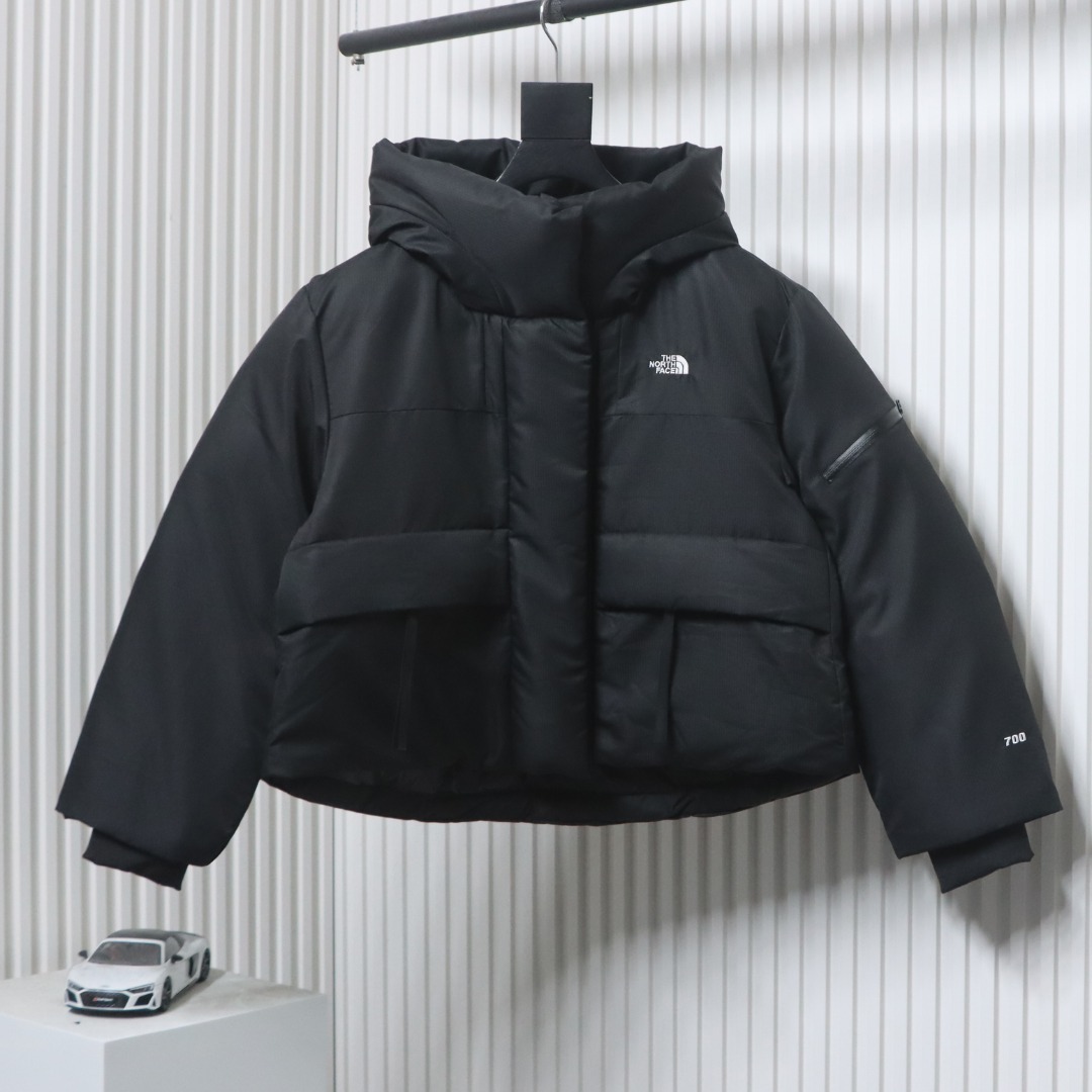 EM Sneakers The North Face TF Outdoor UE Pioneer Design Contrast Color Down Jacket Black