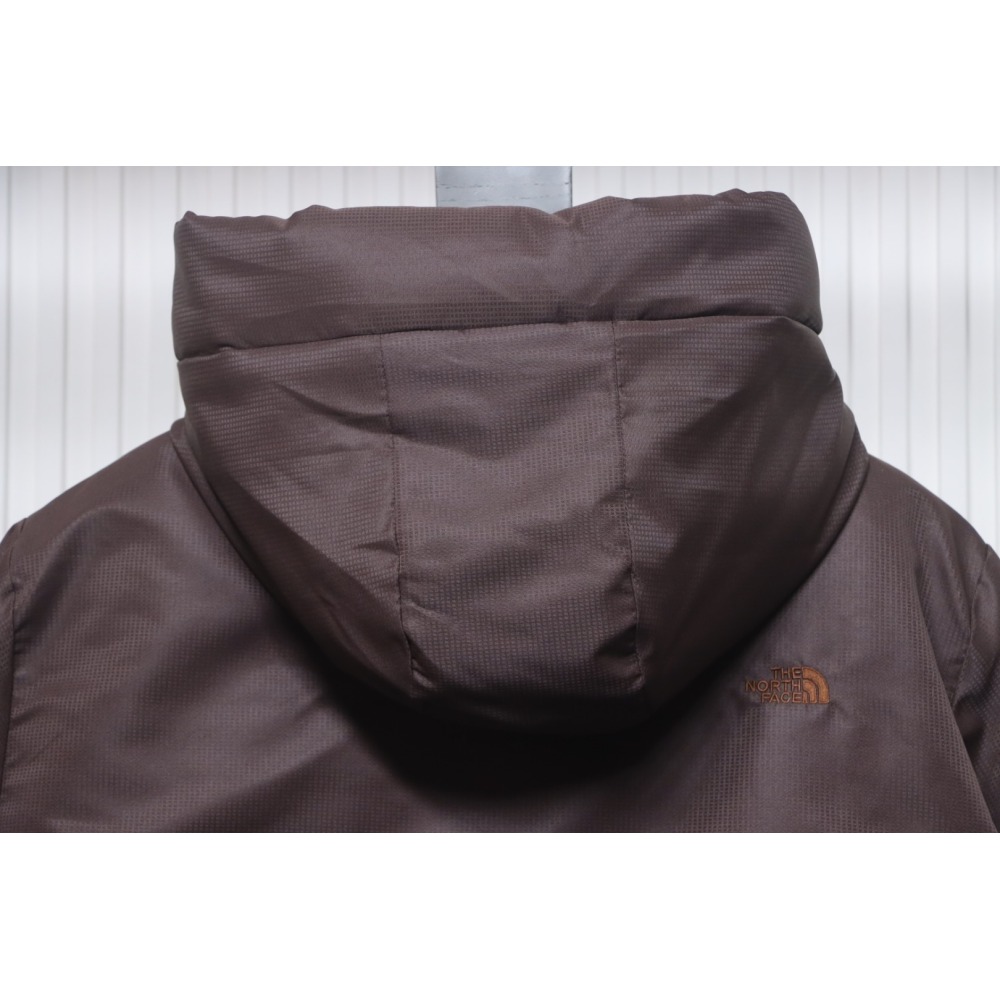 EM Sneakers The North Face TF Outdoor UE Pioneer Design Contrast Color Down Jacket Brown