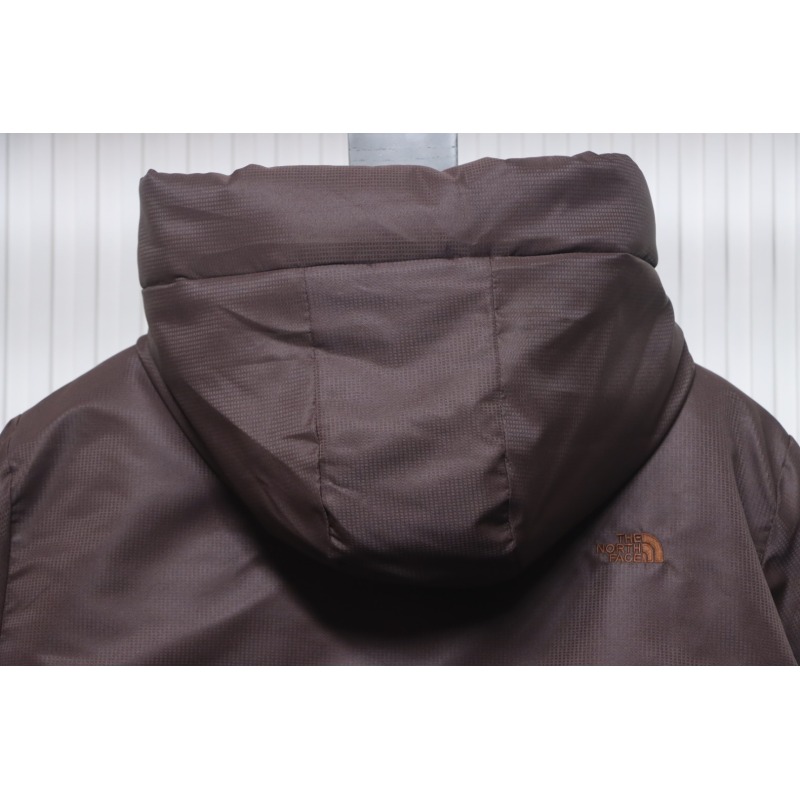 EM Sneakers The North Face TF Outdoor UE Pioneer Design Contrast Color Down Jacket Brown