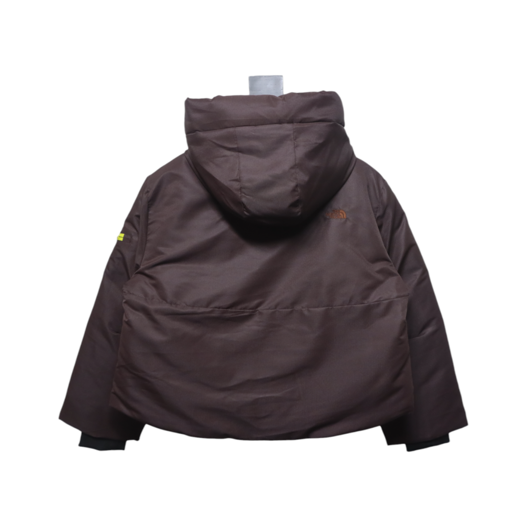 EM Sneakers The North Face TF Outdoor UE Pioneer Design Contrast Color Down Jacket Brown