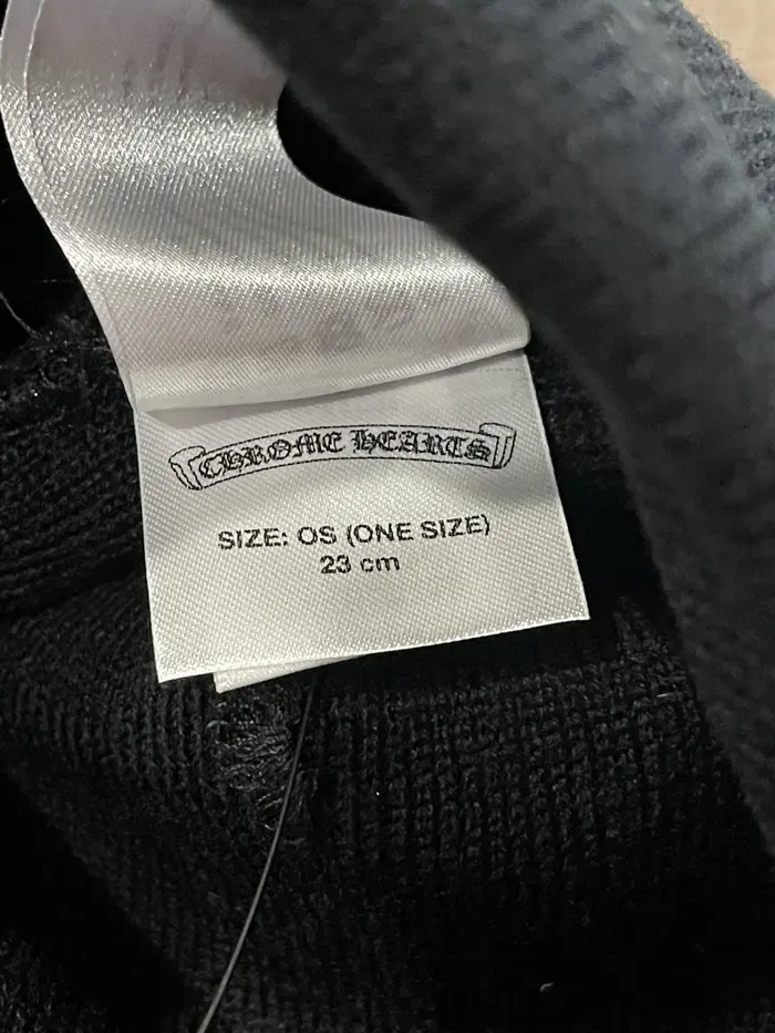 EM Sneakers Chrome Hearts Matty Boy Chomper Beanie Black