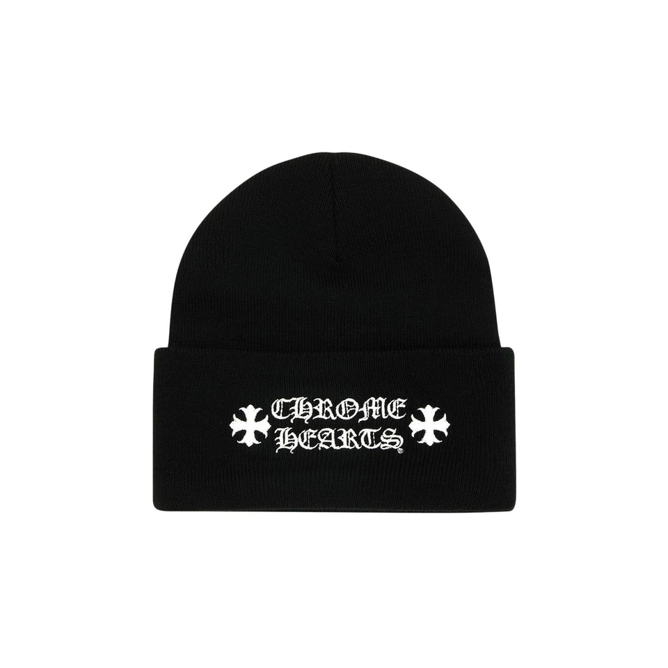 EM Sneakers Chrome Hearts Logo Beanie Black