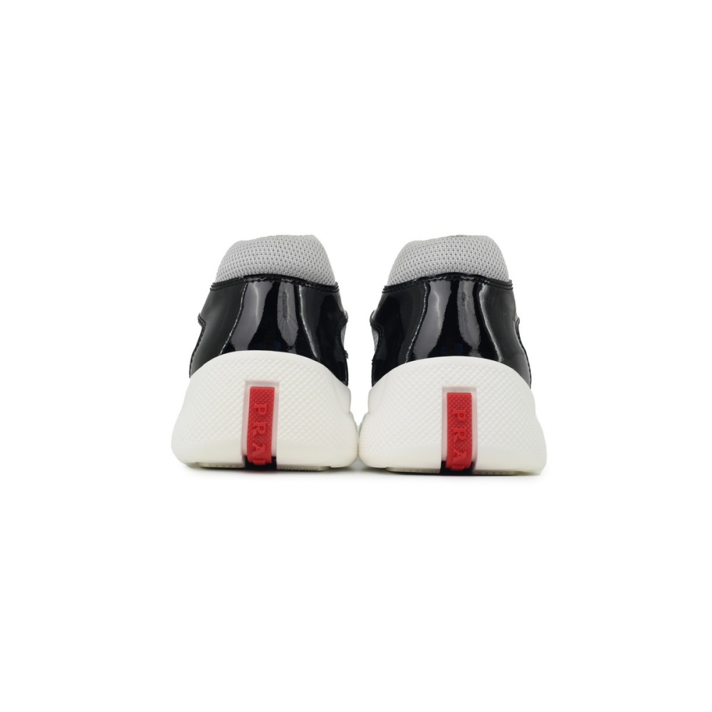 EM Sneakers Prada America's Cup Anthracite Gray Silver