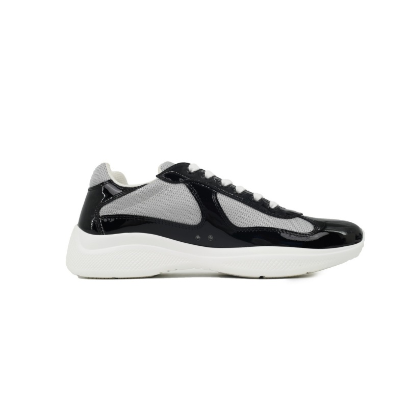 EM Sneakers Prada America's Cup Anthracite Gray Silver