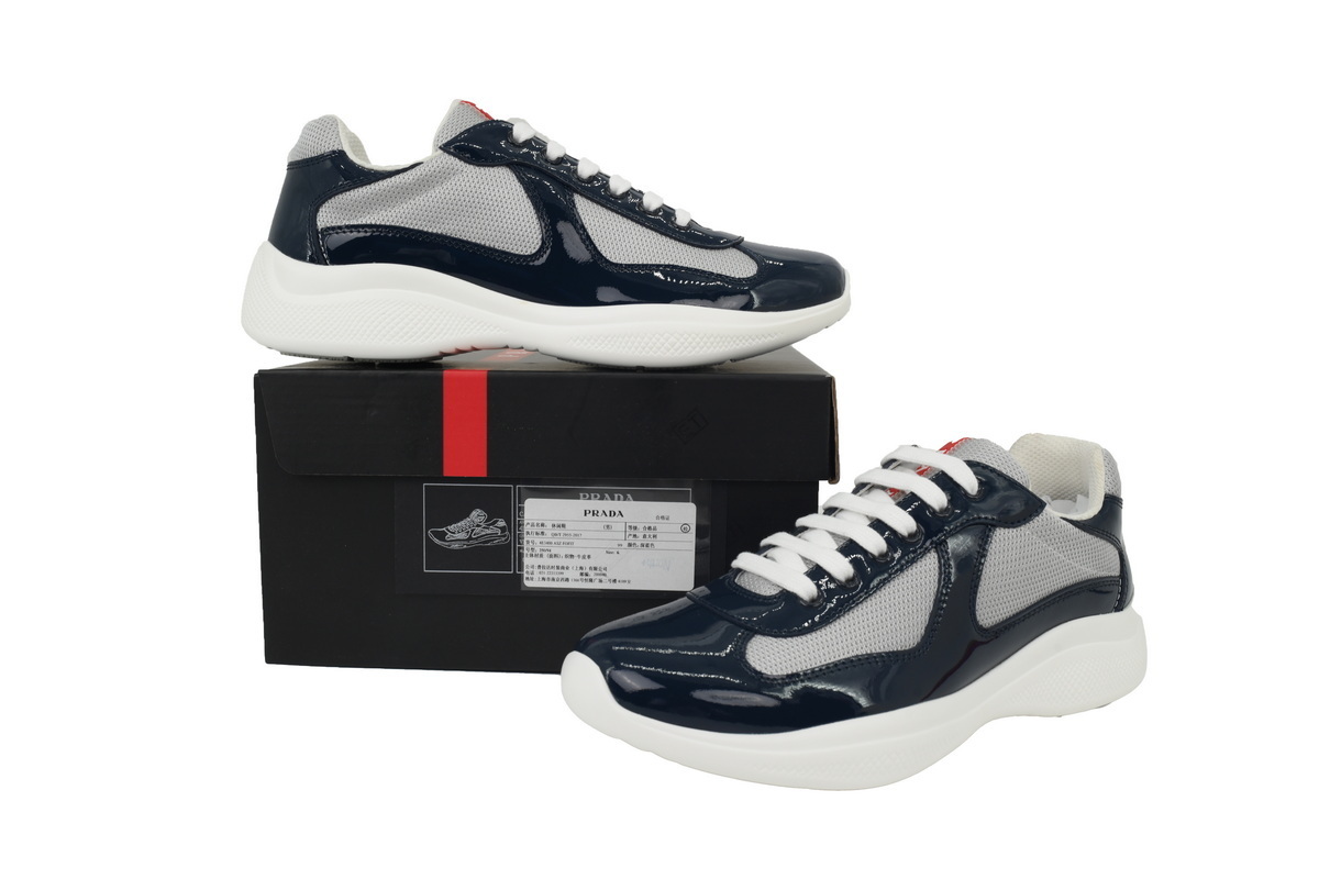 EM Sneakers Prada Americas Cup White Blue